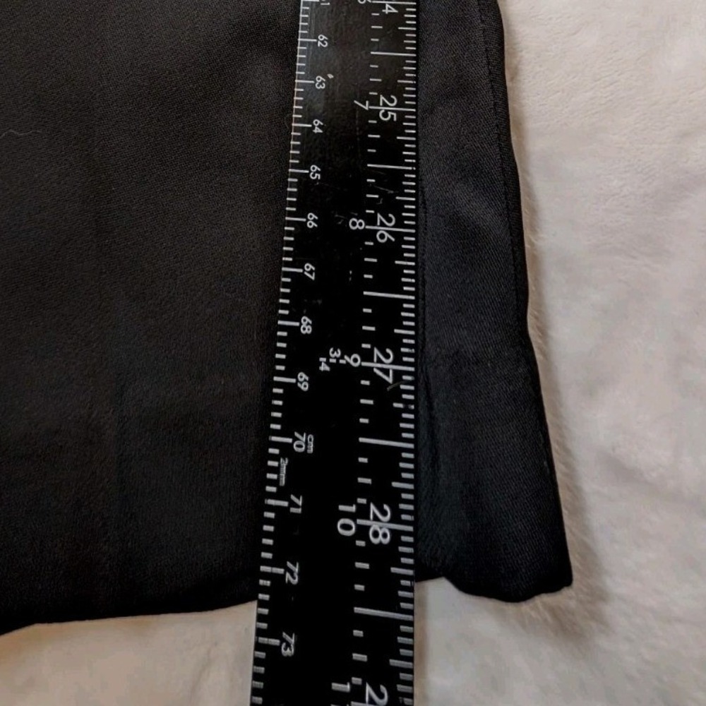 Quince Womens Black Ultra-Stretch Ponte Straight Leg Pants Size 16 Office Casual - Picture 10 of 11